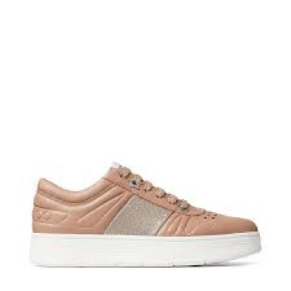 Jimmy Choo ballet pink Hawaii sneakers 37